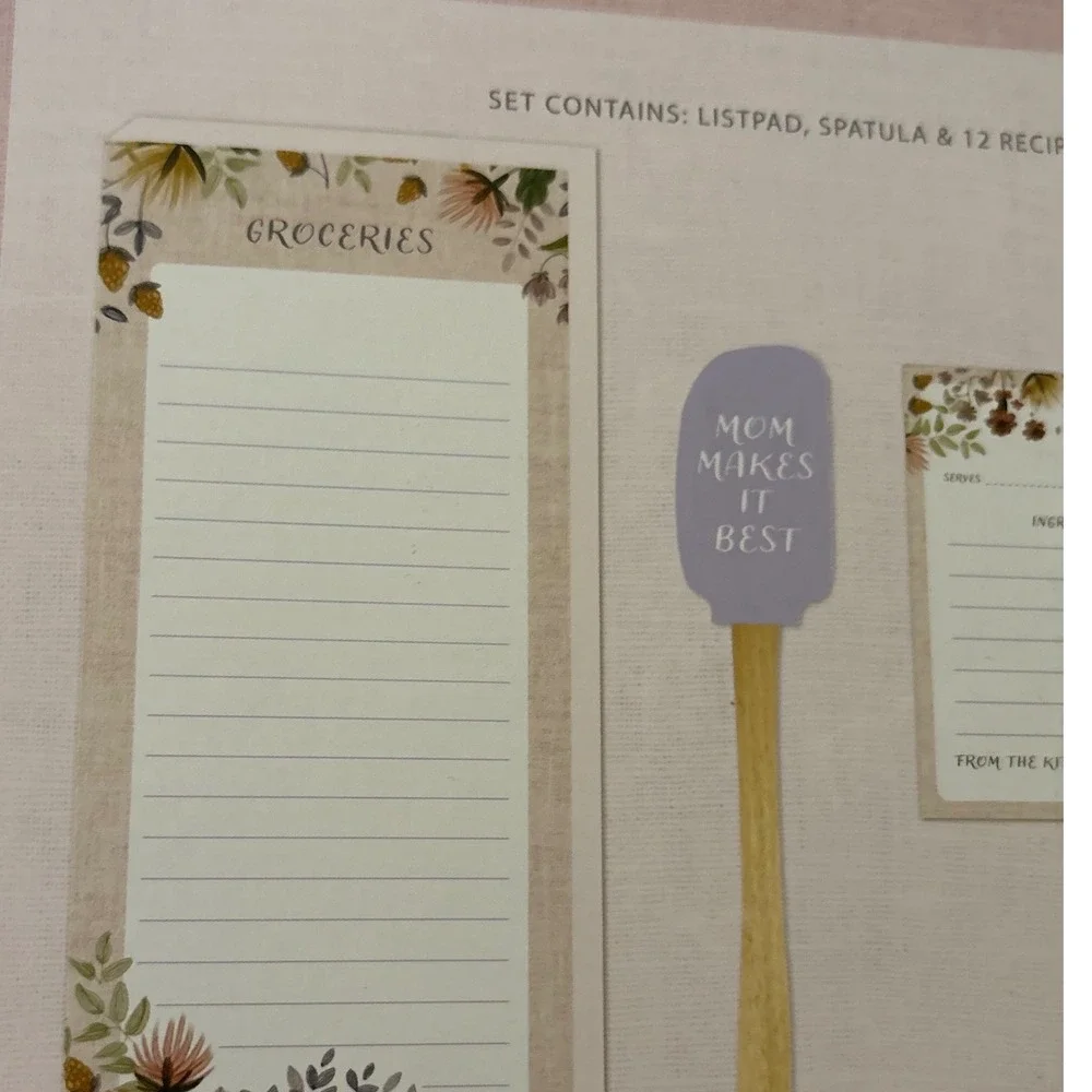Gartner Studios List Pad Spatula Recipe Card Kit Mom Makes It Best New Mothers‎